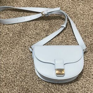 Chic Light Gray Crossbody Bag